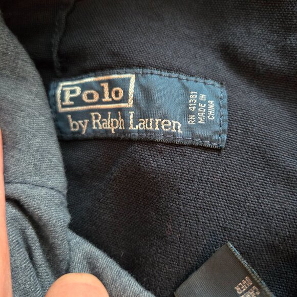 Mens Polo Ralph Lauren Navy Blue Pants Size 33/30 - Picture 2 of 7
